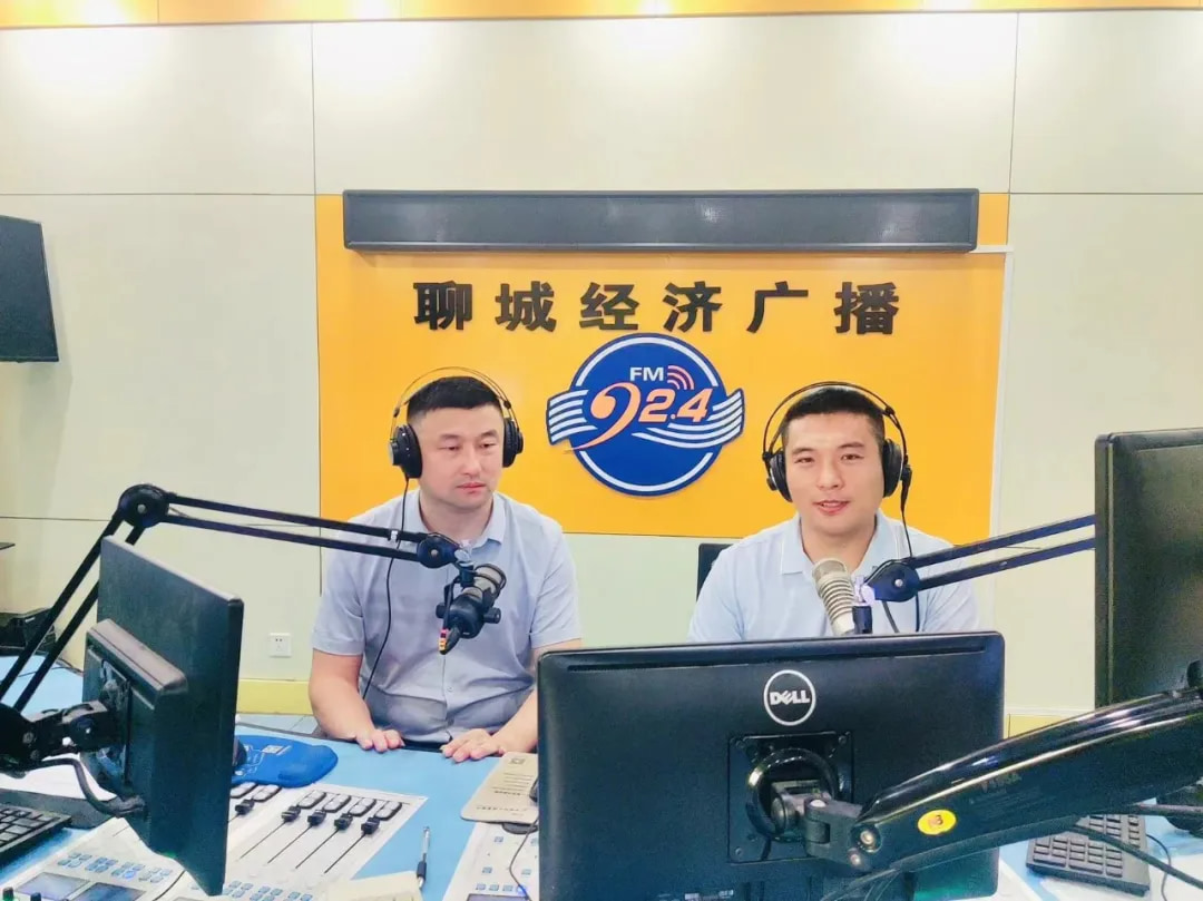 Ang Pangulo ng BAOCHARM ay bumisita sa Liaocheng Radio at Television Station Studio