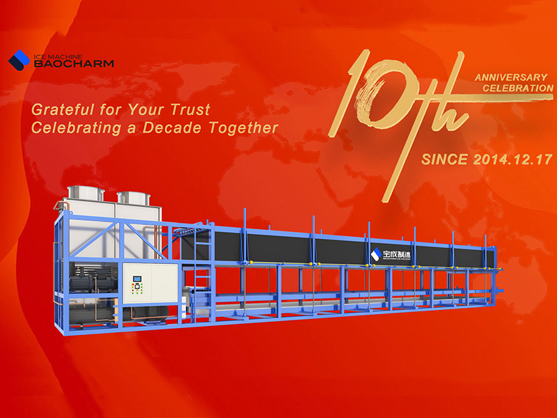 Ipinagdiriwang ng BAOCHARM ang ika-10 Anibersaryo bilang Nangungunang Tagagawa ng Kagamitan sa Paggawa ng Yelo