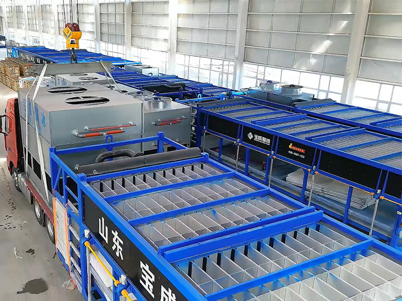Sa likod ng mga Eksena: Ang Precision Logistics ng Pagpapadala ng 4 x 20-Ton Block Ice Machine
