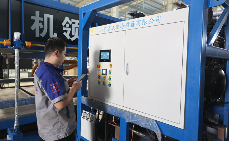 100 tons block ice plant Block Ice Machine Installation